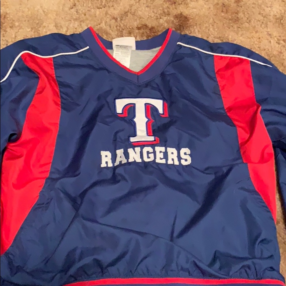 Texas rangers youth wind breaker